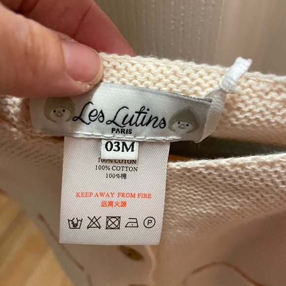 Baby Sweater 0-3 M - Picture 2 of 3